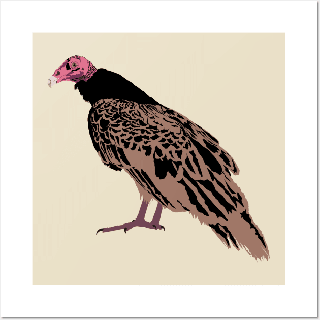 Turkey Vulture Wall Art by stargatedalek